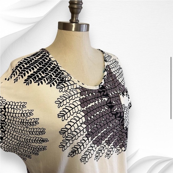 Manuhealii Tunic Mini Dress Size XS Haole Koa Print Hawaiian - Picture 5 of 13